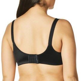 Bali Women's Double Support Wire-Free Bra, Black, 34D