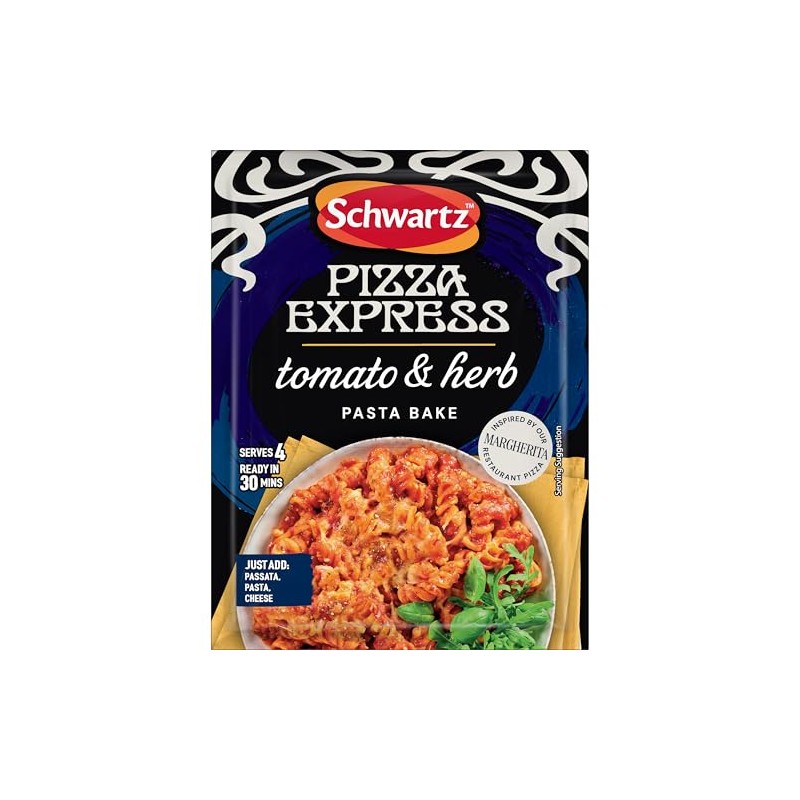 Schwartz x Pizza Express Tomato and Herb Pasta Bake Recipe