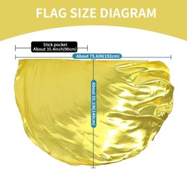 Baisdan 75"x 55" Extra Large Worship Flags with Flex Rod, Semicircle Worship Angel Wing Praise Flags for Dance Church (Rose Pink flag)