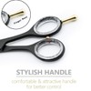 Haryali London Professional Hairdressing Scissors 6.5" Black