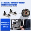 Laofudech 232282 RV Water Heater Thermostat Switch for Suburban T-STAT