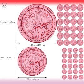 KARAQY 48PCS Pink Bow Paper Plate,7 and 9 Inch Hand-Painted Pink Bow Disposable Plate for Bachelorette Coquette Birthday Party baby shower Decorations