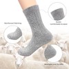 Women Winter Socks-5 Pairs Womens Thick Knitted Wool Warm Socks