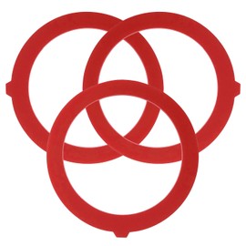 Flush Valve Seal for Kohler, 3 Pack Silicone Toilet Tank Seal Replacement Parts for K-GP1059291, Canister Flush Valve Toilet Tank Gasket Kit