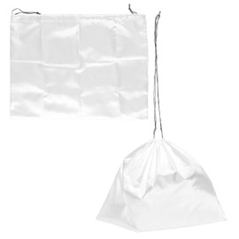 Tabanzhe 2PCS Dust Bags for Handbags-Large Travel Dust Cover Storage Pouch with Drawstring Dustproof Handbag Storage Organizer for Protecting Shoulder Bags Purses Shoes Boots Backpacks(White)