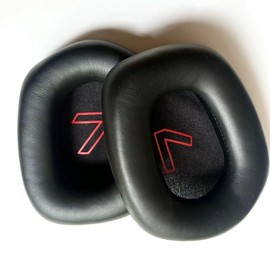 G733 G335 G535 Headband/Ear Pads Earcup Ear Cushion Cover Compatible with G535 Gaming Headset / G335 / G733 Gaming Headphones (Earpads Black Leather)