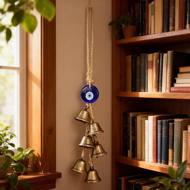 2 Pieces Witch Bells for Door Knob Protection,Witchy Wicca Witches