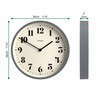 NEWGATE® Number Four Theatre Wall Clock | Modern Round |