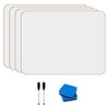 bssmmai 4 Pack Mini Dry Erase White Board, Dry Erase