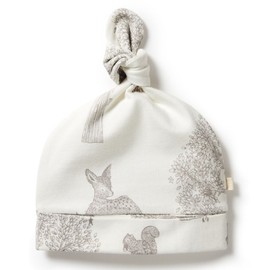 Wilson & Frenchy Organic Knot Hat - Welcome to the World, S (0 - 3 Months)