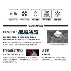 Otafuku Glove JW-618 Summer Arm Cover, Cool Touch, Sweat Absorbent, Quick Drying, Speed Deodorizer, Black, LL Size