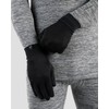 Terramar Adult Thermasilk Ultra-Thin Performance Liner Gloves, Black, Large (8.5-9)