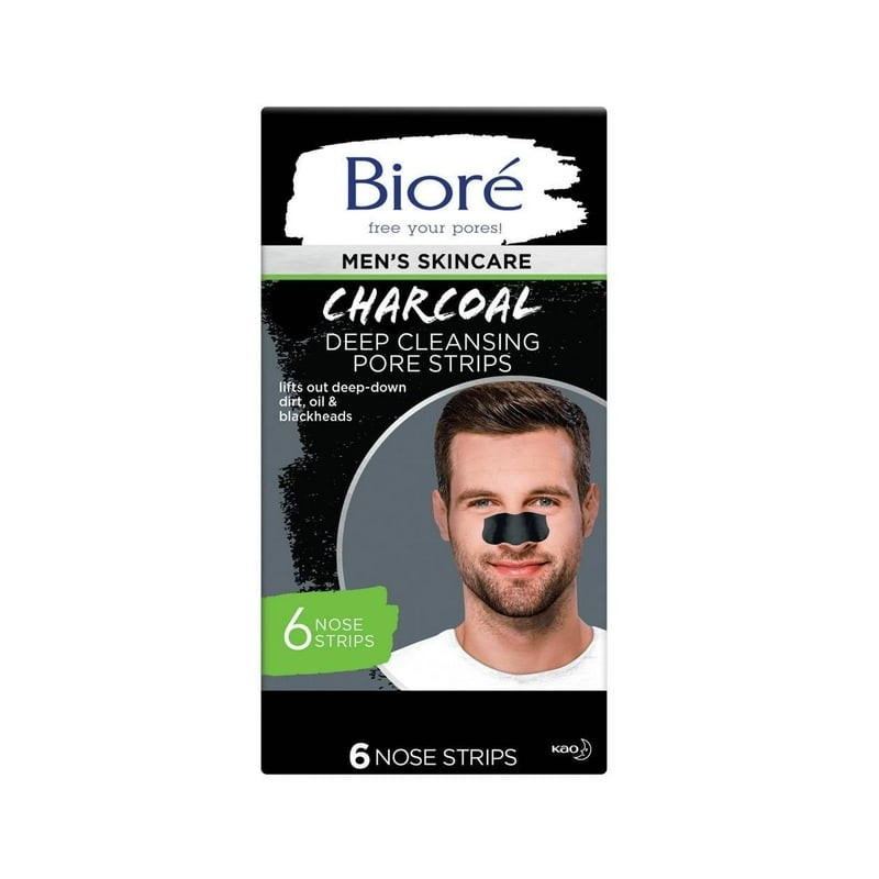 Bandas nasales Bioré de limpieza profunda con carbón 6 pzas