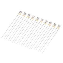 Sourcingmap 10 Pcs L33 130 Celsius Degree Motor Temperature Thermal Fuse 250V 2A