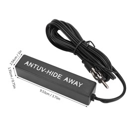 KIMISS Antena de Parabrisas Oculta Am FM, Antena amplificada Oculta de Radio Am/FM estéreo electrónica Universal de 12 V para Coche, Barco, Caravana