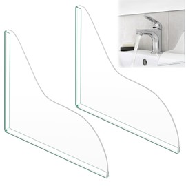Dongnesi 2Pcs Shower Splash Guard For Bath,Bath Splash Guard, Shower Splash Guard, Splash Guard For Bath,Tub Splash Guard to Keep Water in Shower