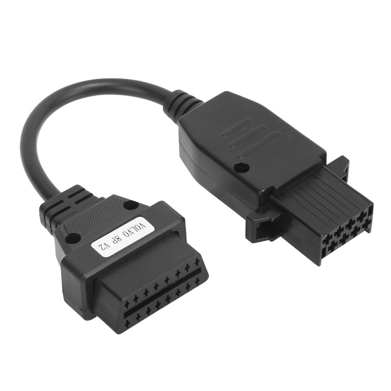 30cm Car OBD2 Diagnostic Cable Adapter 8PIN to 16PIN Plastic