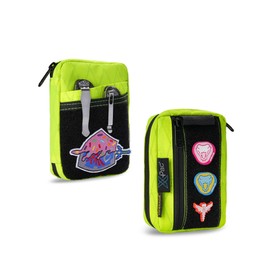 VIPERADE VE26 X-Pac Small EDC Pouch Pocket Organiser,Multifunction Small Tools Pouch with 8 Pockets,EDC Multitools Organiser Pouch for Men,Small Admin Pouch with Patches Area,Small Waist Bag-Green