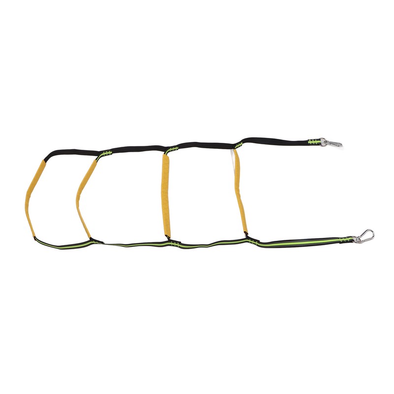 Boat Rope Ladder 4 Steps Foldable Portable Rope Boarding Ladder