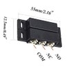 Sopepoyie NC/NO Recessed Wired Window Door Contact Sensor Alarm Magnetic