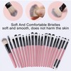 Makeup Brush Set with Soft Bristles for Foundation, Powder, Blush,