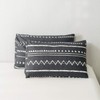 SUSYBAO 100% Cotton Pillowcases King Size Set of 2 Black