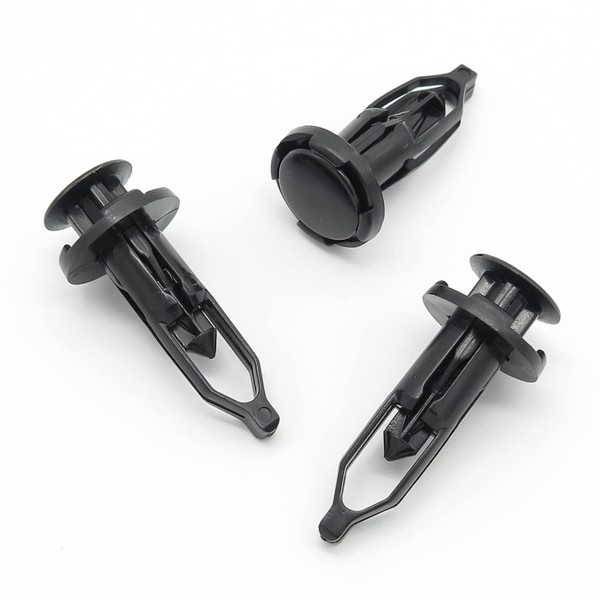 VVO Fasteners Black Plastic Clips Rear Bumper and Trim Attachment