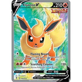 Flareon V - 169/203 - Ultra Rare (Full Art) - Sword & Shield - Evolving Skies