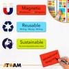 ATWAM - 60 Magnetic Strips writable - 75 x 25