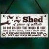 RED OCEAN Garden Shed Garage Man Cave Sign Hanging Wall