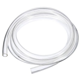 uxcell PVC Tubing, 16mm ID x 21mm OD - 10 Feet Long Clear Vinyl Water Pipe, Lightweight Plastic Flexible Water Pipe for Aquaponics, Air Hose, Irrigation