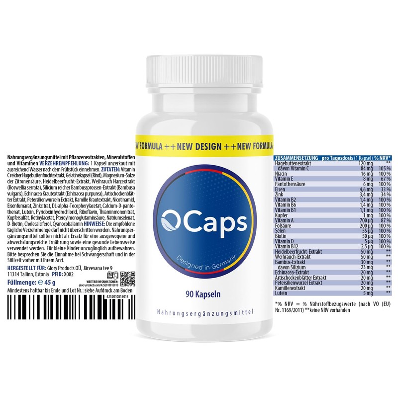 O Caps - for Men and Women - with Plant