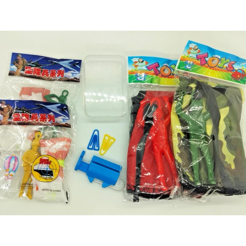 ParaDropper Kite Toy (parachute sky ryder line laundry paratrooper)
