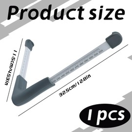 110-320 mm Foot Gauge, Shoe Measuring Device Children, Shoe Size Meter Children, Plus 12 Foot Measuring Device Children, Foot Measuring Device for Children, for Children and Adults, Foot and Indoor