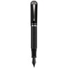 Majohn P138 Piston Fountain Pen Extra Fine Nib, Black Octahedral