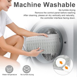 Electric Heating Pads with Auto Shut Off Large, 6 Heat Settings Heated Pad 33x17 inch