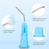 JMU 100Pcs Bent Dispensing Tips 23G, Blunt Tip Dispensing Needle,