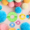 PXRLMYF Pack of 8 PomPom Maker, 4 Sizes Fluff Ball