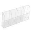 TV Remote Control Holder Wall Mount Acrylic Clear Media Organizer