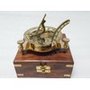 KHUMYAYAD 4" Brass Sundial Compass Fully Functional Compass nevegation Nautical
