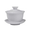 Gaiwan1 + Teacup4 Gongfu Tea Set, Ceramic, White