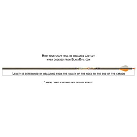 Easton 6.5 Bowhunter Half Dozen Fletched Arrows - 340 Spine