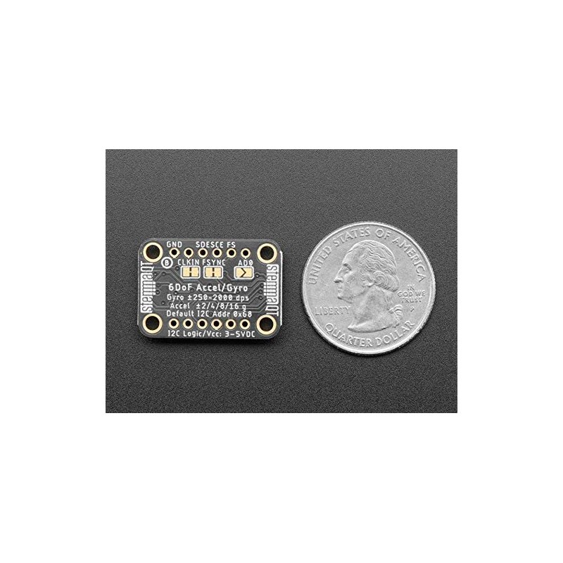 Adafruit MPU-6050 6-DoF Accelerometer and Gyroscope, I2C, Stemma QT/Qwiic 3886