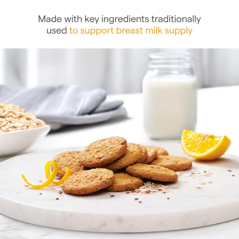 Munchkin Milkmakers Lactation Cookie Bites, Lemon Bliss, 10 Ct