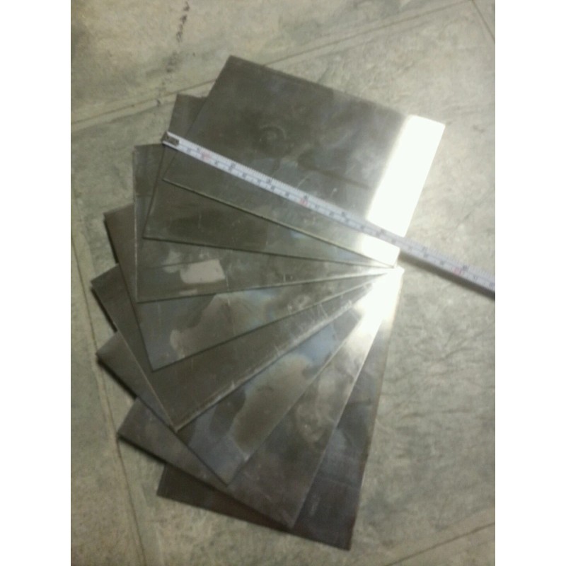 Stainless Steel Plate 4 Pieces 24 Gauge 6" x 4"+-