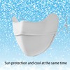 UPF 50+ Sun Protection Face Mask for Women Ice Silk