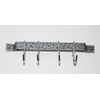 Rogar 12" Hammered Steel Bar Rack 1401