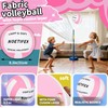 Noetifex Soft Indoor Volleyball, Ultra Soft Fabric Lightweight Volleyball for