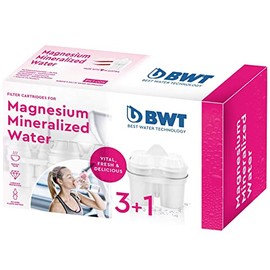 BWT Magnesium Gourmet L0814334 Cartridges Water Filter (Pack of 3 + 1)