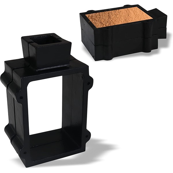 Cast Iron 2-Part Flask Mold Frame for Sand Casting Jewelry